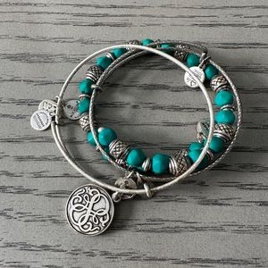 Alex and Ani bangle set